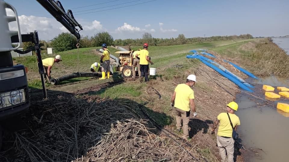 CONSORZI DI BONIFICA ANCORA AL LAVORO FULL TIME PER LO SMALTIMENTO DELLE ACQUE NELLE AREE PIÙ COLPITE